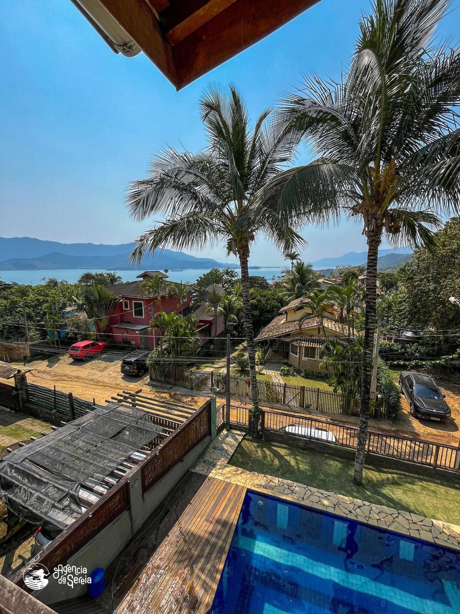 Bela Casa De 4 Suites Com Piscina E Vista - Curral Ilhabela Exterior foto